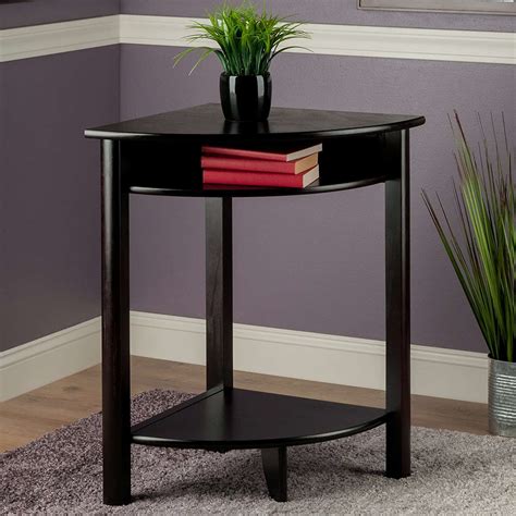 small corner storage table